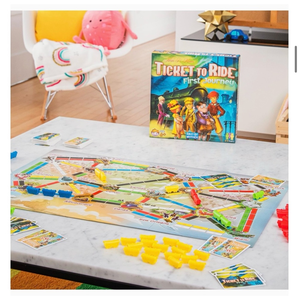 Ticket to Ride Jr. Edition (First Journey) Board Game New in box - Picture 4 of 10
